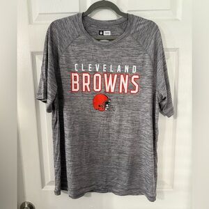 NFL Team Apparel Gray T-Shirt Cleveland Browns